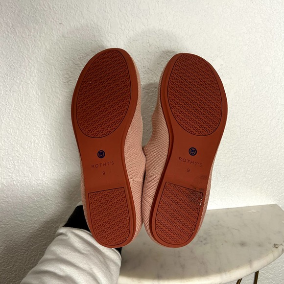 Rothy's The Flat Pink Coral Womens Size 9 Ballet Flat Round Toe Retired - Picture 4 of 16